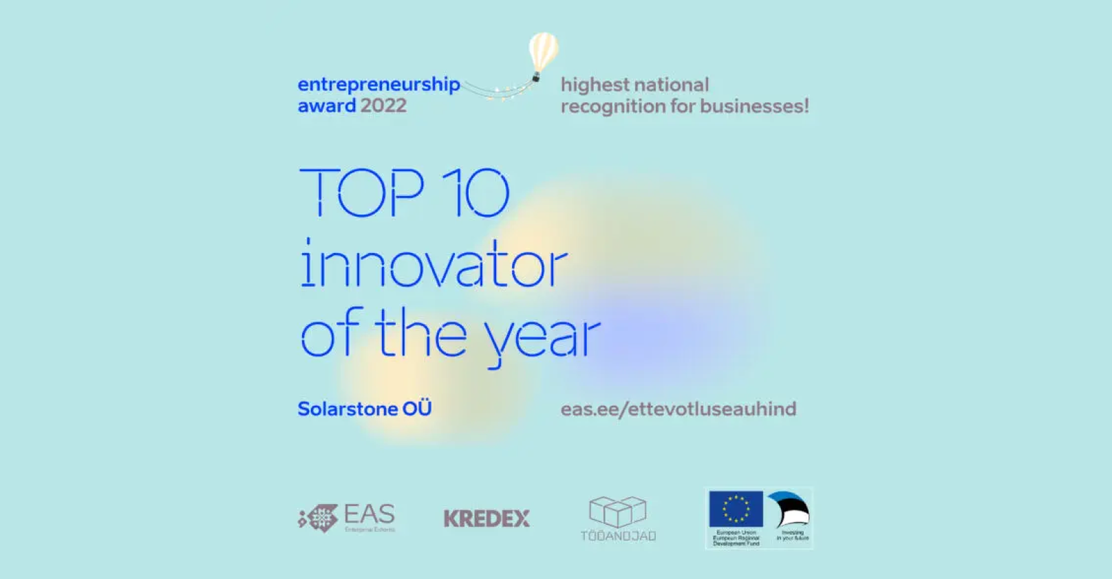 solarstone top10 innovator of the year poster