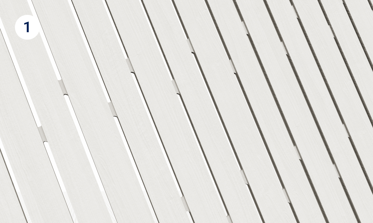 Solarstone Solar Carport timber color option - white