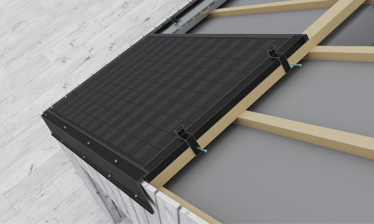 solarstone solar full roof panel clamp installation