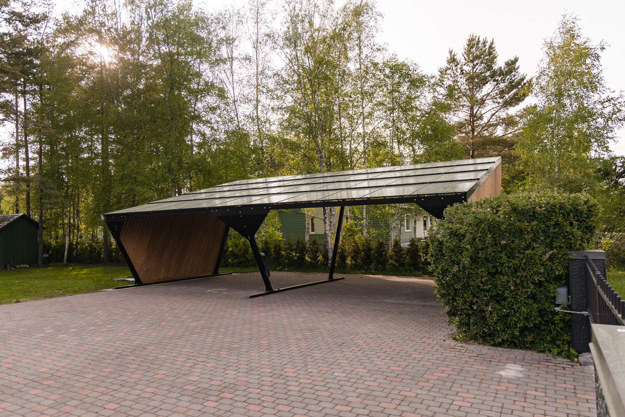 solar carport modern plus extended